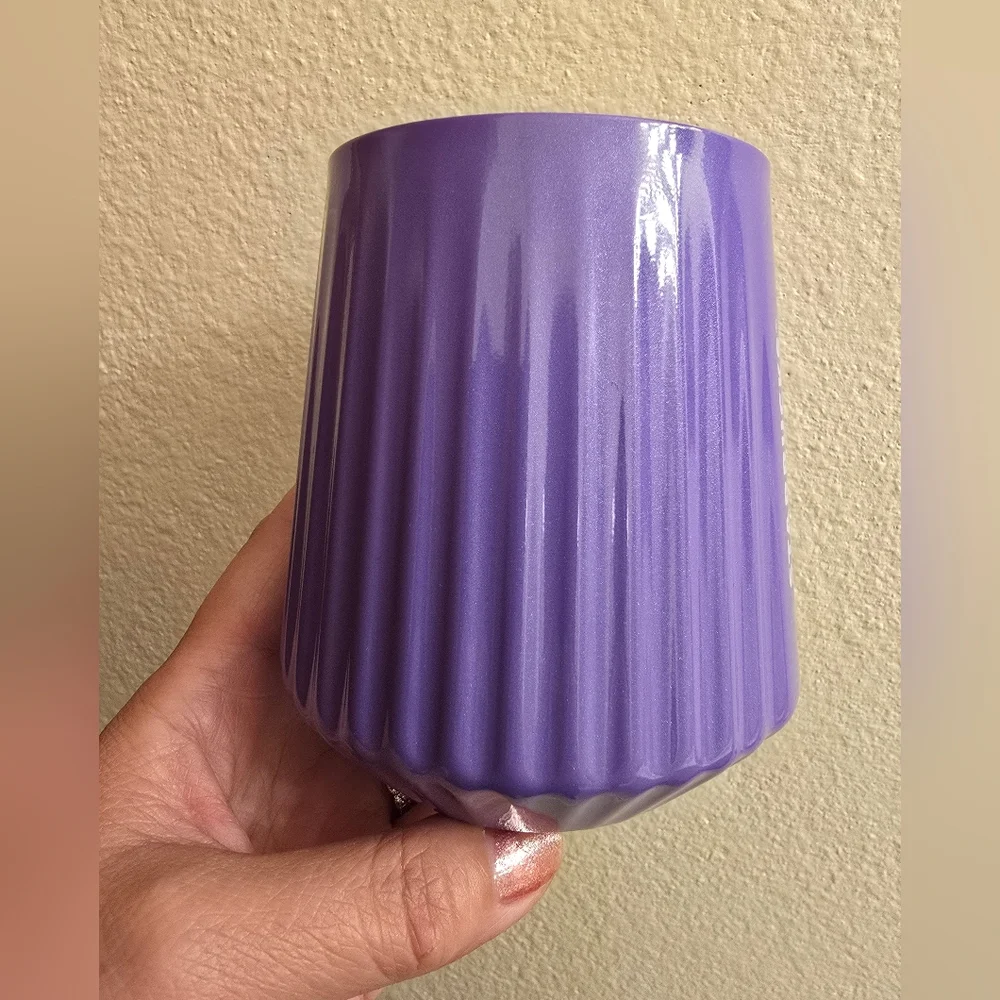 NWT Starbucks Lavender Vacuum Insulated Stainless Steel Latte Mug / Tumbler